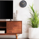 Walker Edison Emery Mid Century Modern Solid Wood TV Stand for TVs up to 80 Inches 70 Inch Walnut