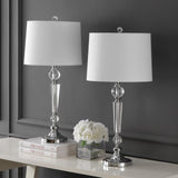 JYL2048A-SET2 Set of 2 Table Lamps Emma 29.5" Crystal LED Table Lamp