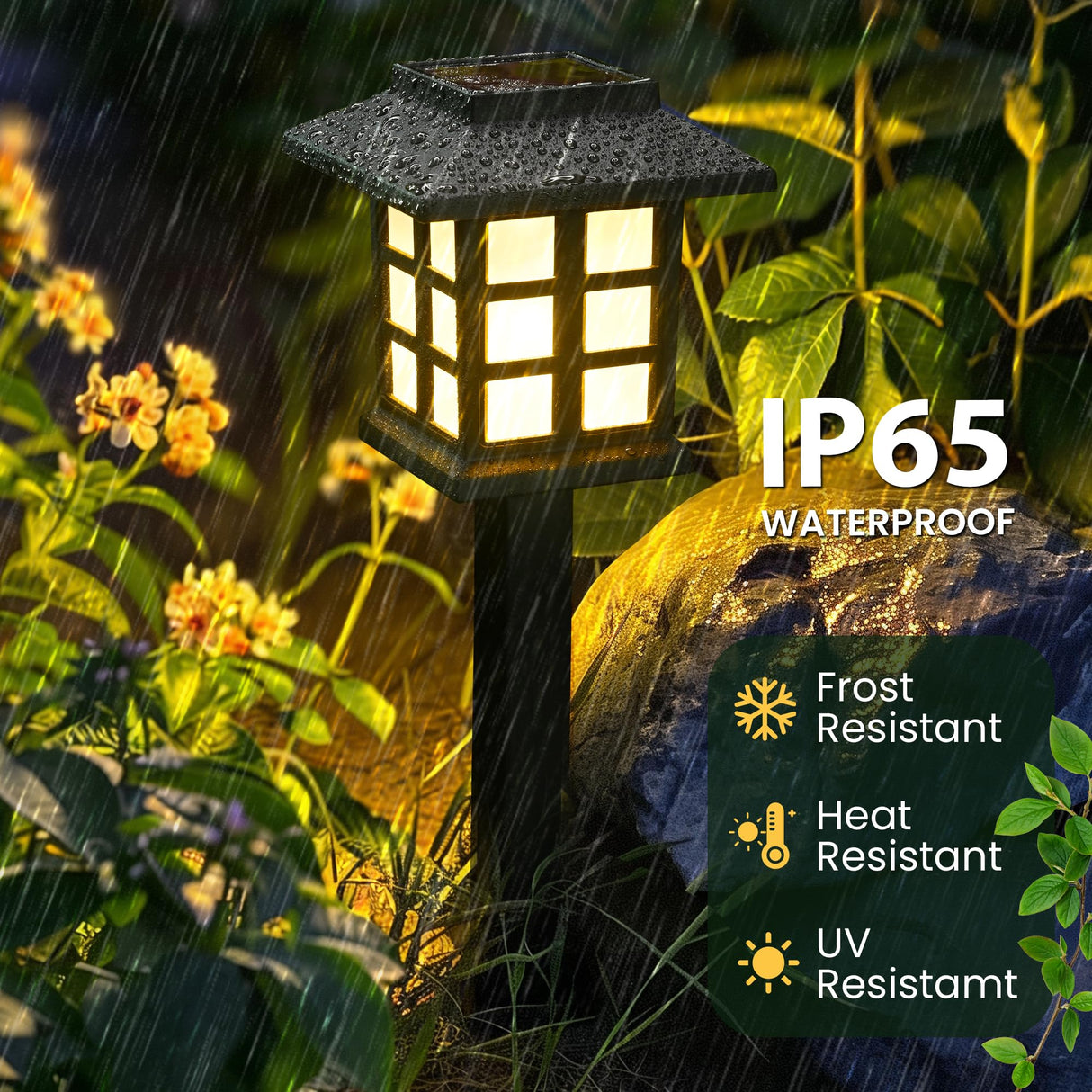 Solar Outdoor Lights,12 Pack LED Solar Lights Outdoor Waterproof, Solar Walkway Lights