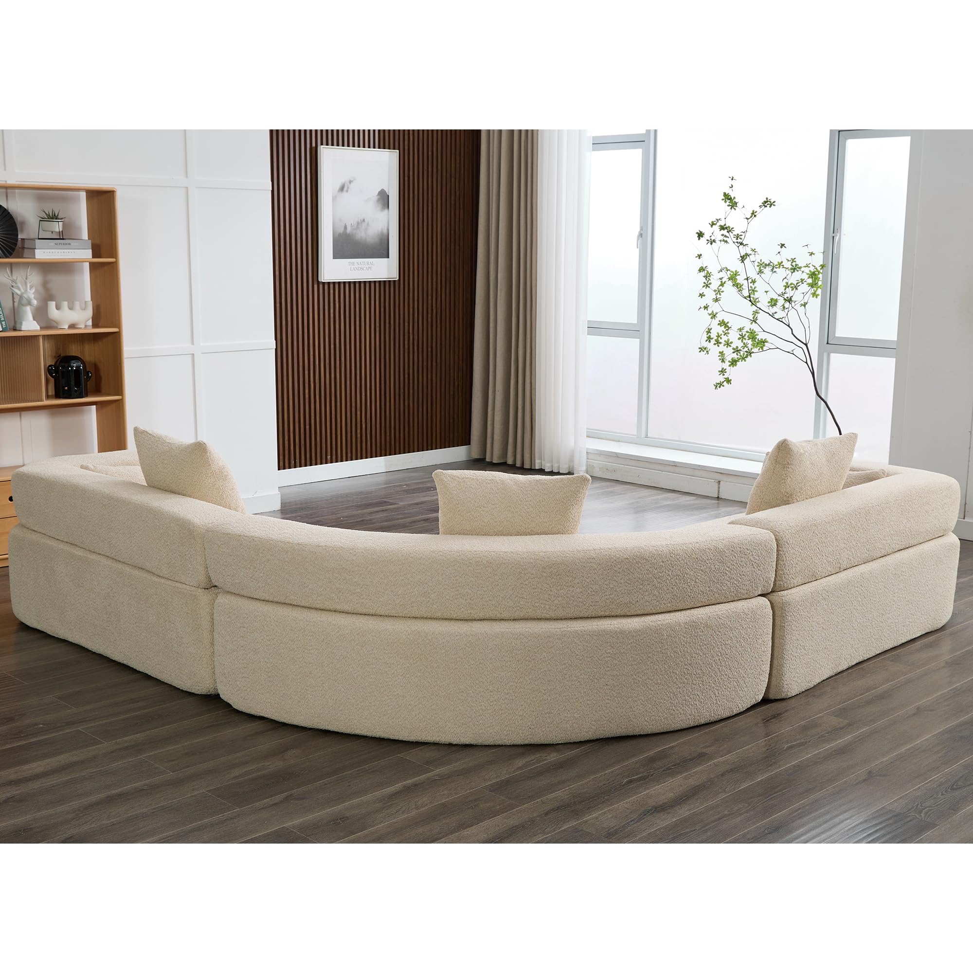 Modern Curved Sofa Couch for Living Room