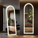 Full Length LED Mirror 64x21 with Adjustable Lighting