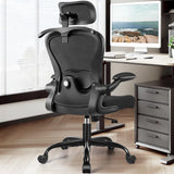 Office Chair, Ergonomic Office Chair with 3D Lumbar Support 3D Headrest, Comfy High