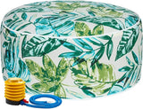 Inflatable Stool Ottoman Pouf D20 xH9, Outdoor Round Footrest Footstool