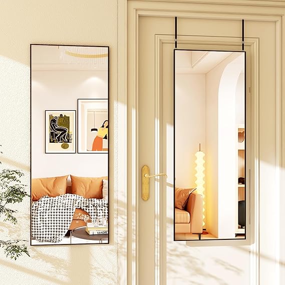 Door Mirror,  Full-Length Mirror - Over The Door Mirror