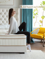 Gel Foam Hybrid Mattress - Euro Top 14 Inch Mattress