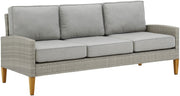 Outdoor Sofa, 3-Person Patio Couch for Porch