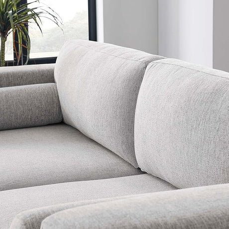 EEI-6377-IVO Visible Fabric Sofa, Ivory