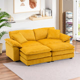 84.6" Sectional Sofa Couch for Living Room