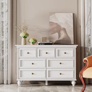 French Vintage Dresser for Bedroom with 7 Drawers, Vintage Design