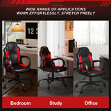 Ergonomic Gaming Office Chair with Lumbar Support - Red