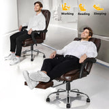 6-Point Massage Executive Office Chair with Heating and Footrest