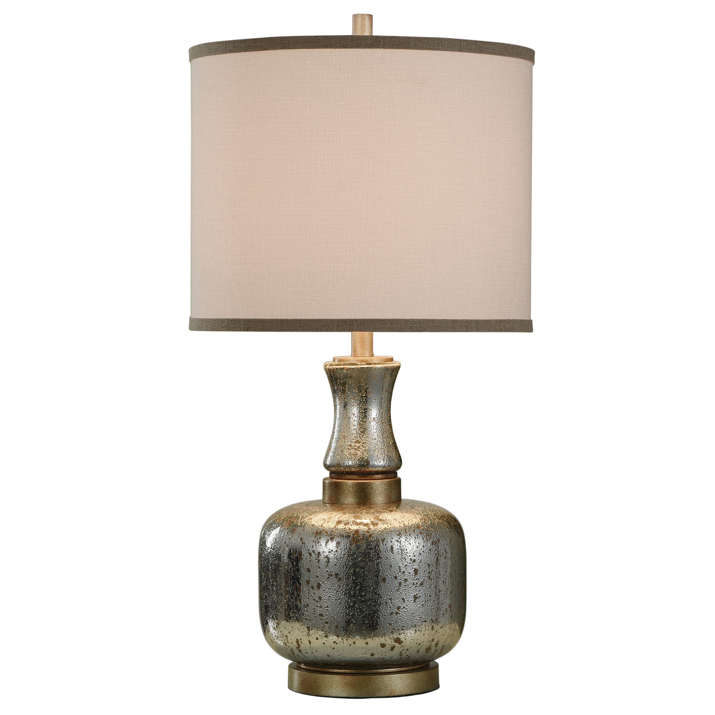 L315437AM Eirian Lamp, Antique Silver & Copper