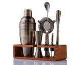 Cocktail Shaker Set, 7-Piece Bartender Kit with Stand