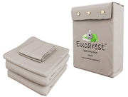 Eucalyptus Lyocell Bed Sheets, Hypoallergenic 100% Organic Tencel, Thermal