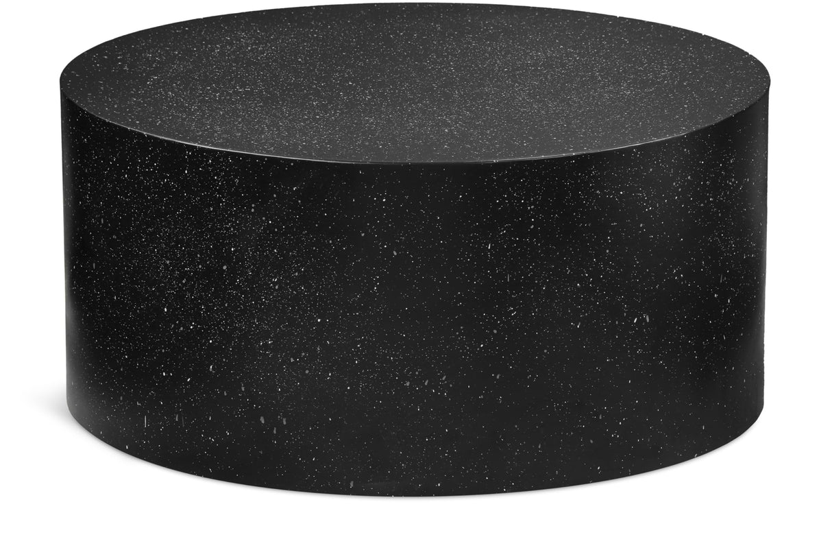 237Black-C Terrazo Collection Modern | Contemporary Coffee Table with Black Terrazo