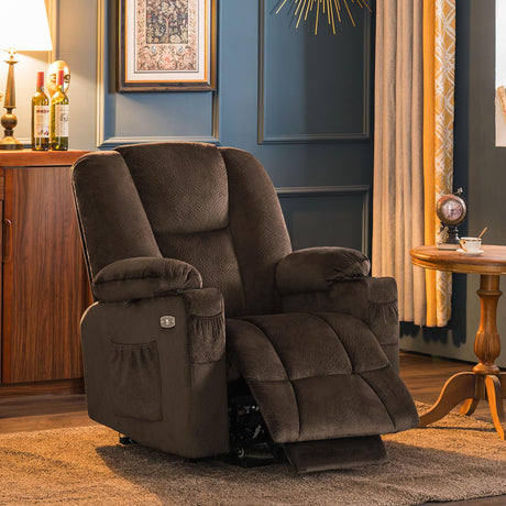 Power Lift Recliner Chair Sofa with Extended Footrest,3 Positions,Hand Remote Control