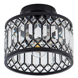 Crystal Ceiling Light Fixture, Modern Semi Flush Mount Ceiling Light,Crystal Chandelier