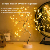 20” 108LED Fairy Sparkly Tree Lamp with Remote Control, USB&3AA Powered 8 Modes,