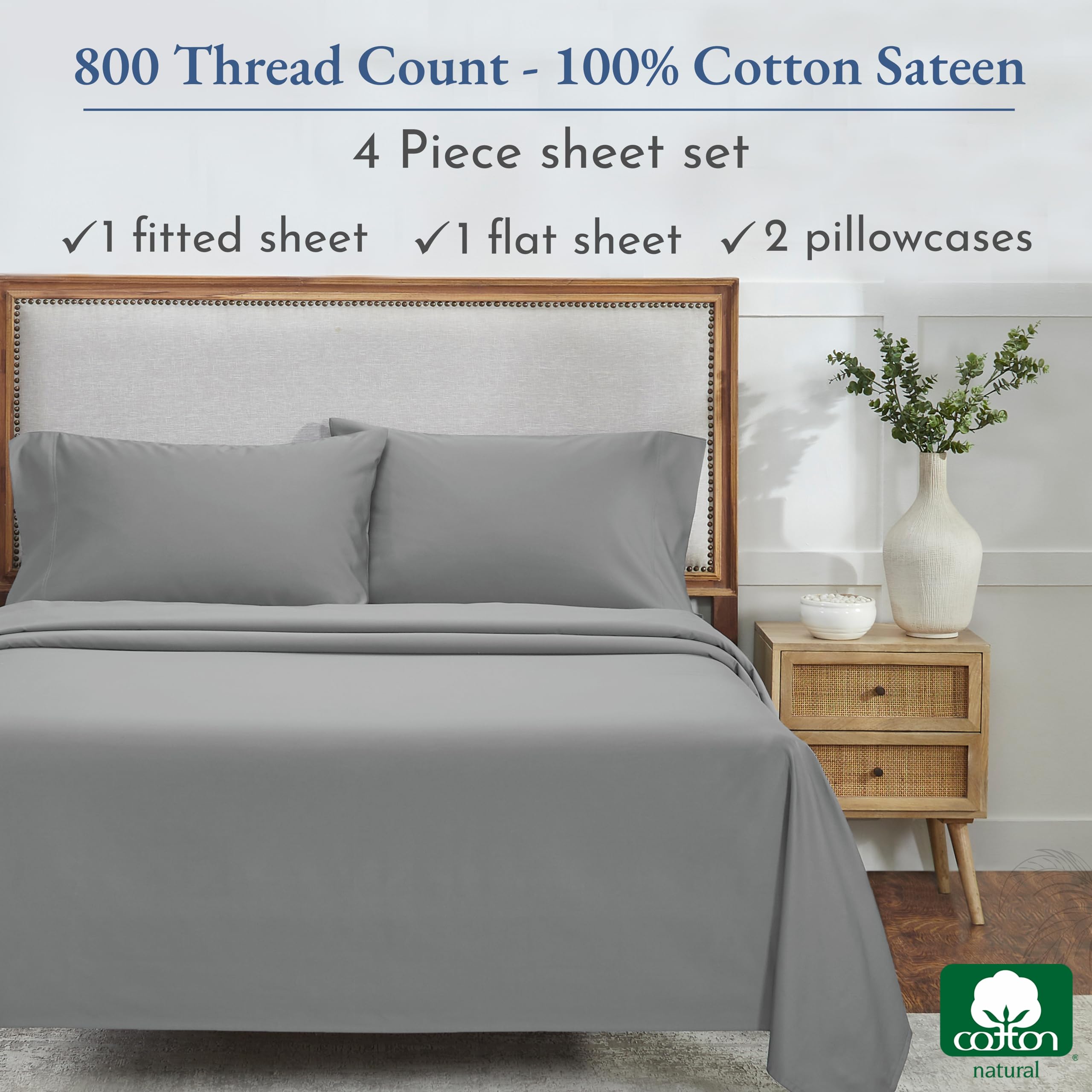 Queen Size Bed Sheets 100% Cotton Bed Sheets