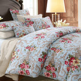 Boho Chic Shabby Floral Classic Luxury Collection Elegant Peony And Leaves Bedding