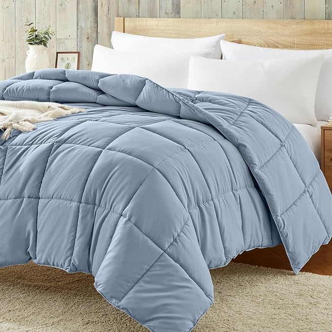 Lightweight Twin Comforter - Grey Down Alternative Comforters Twin Size Bed,