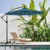 10ft Offset Patio Umbrella - Offset Hanging Cantilever Patio Outdoor Market Umbrella