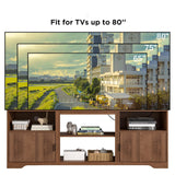 Fluted Mid-Century Modern TV Stand for TVs up to 80"