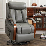 Small Lift Chair Recliner with Heat and Massage, Dual Motor Power Lift Sofa with Infinite