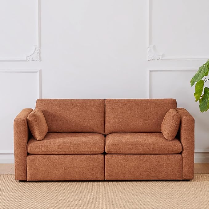 Oversized Modular Sectional Convertible Fabric Sofa Set, FSC Certified Extra Large Sectional Deep Seat Couch for Living Room