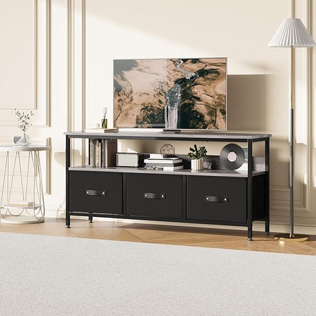 TV Stand Dresser with Storage, TV Console for Living Room