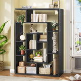 Bookshelf, Bookcase with Open Display Storage Shelves, Display Shelf