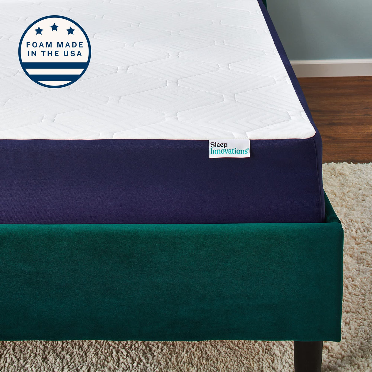 Quinn 10 Inch Stay Fresh Cooling Gel Memory Foam Mattress with Freshness Protector