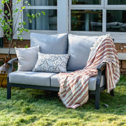 Outdoor Patio Loveseat 2 Seat Sofa Patio Love Seat Aluminum Loveseat Couch