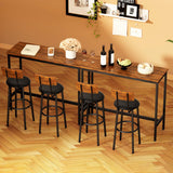 Bar Stools with Back, High Kitchen Barstools with Back, Counter Stools Bar Chairs