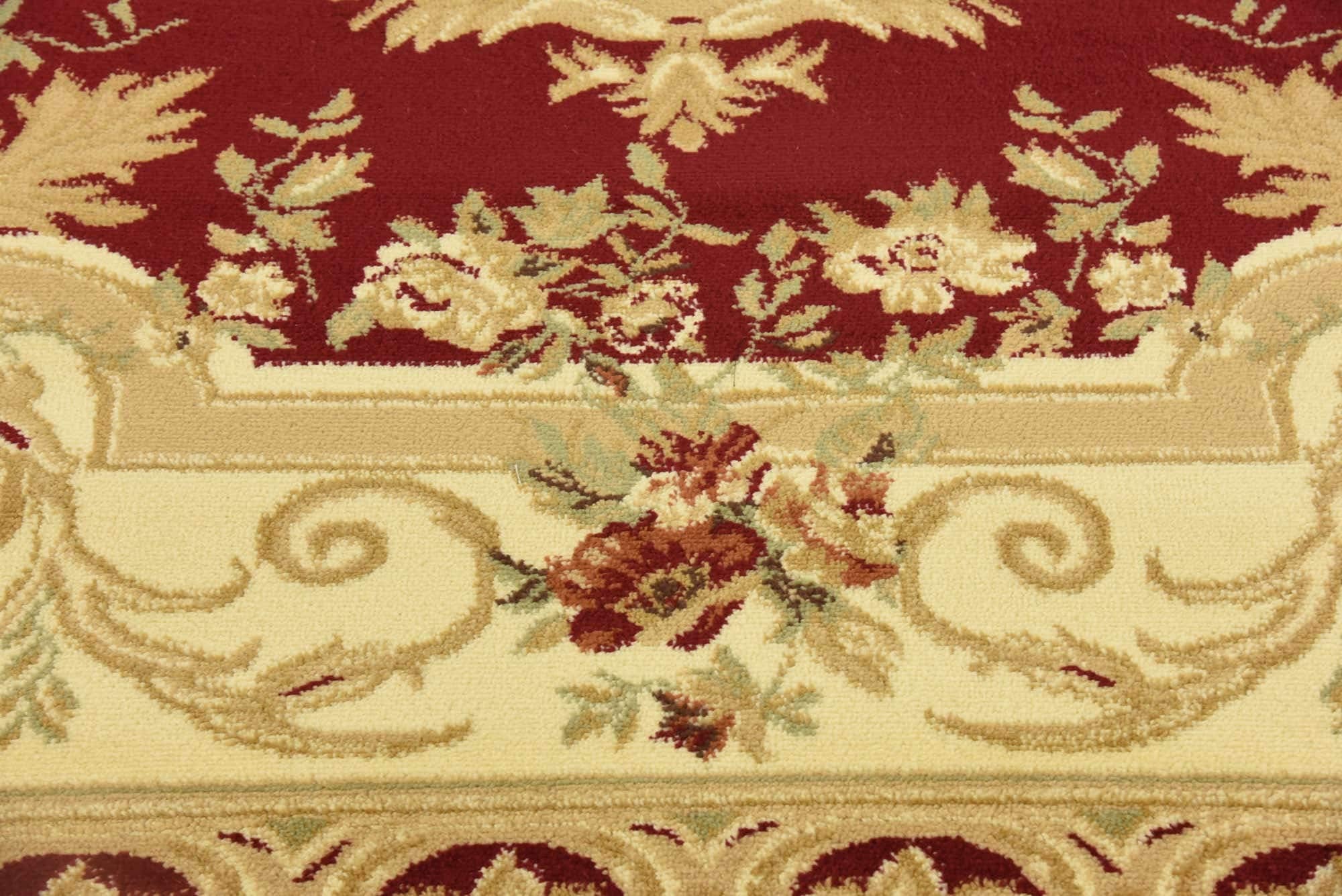 Versailles Collection Traditional Classic Floral Motif Area Rug (7' 0 x 10' 0 Rectangular