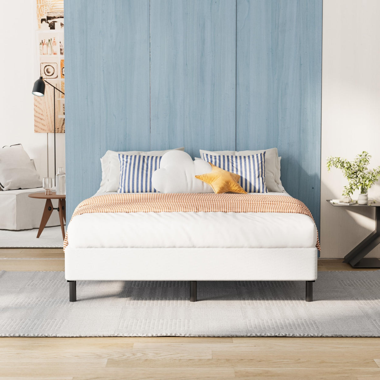 Queen-Box-Spring, Box Spring for Queen Bed,5 Inch Heavy Duty Queen Size Box Spring