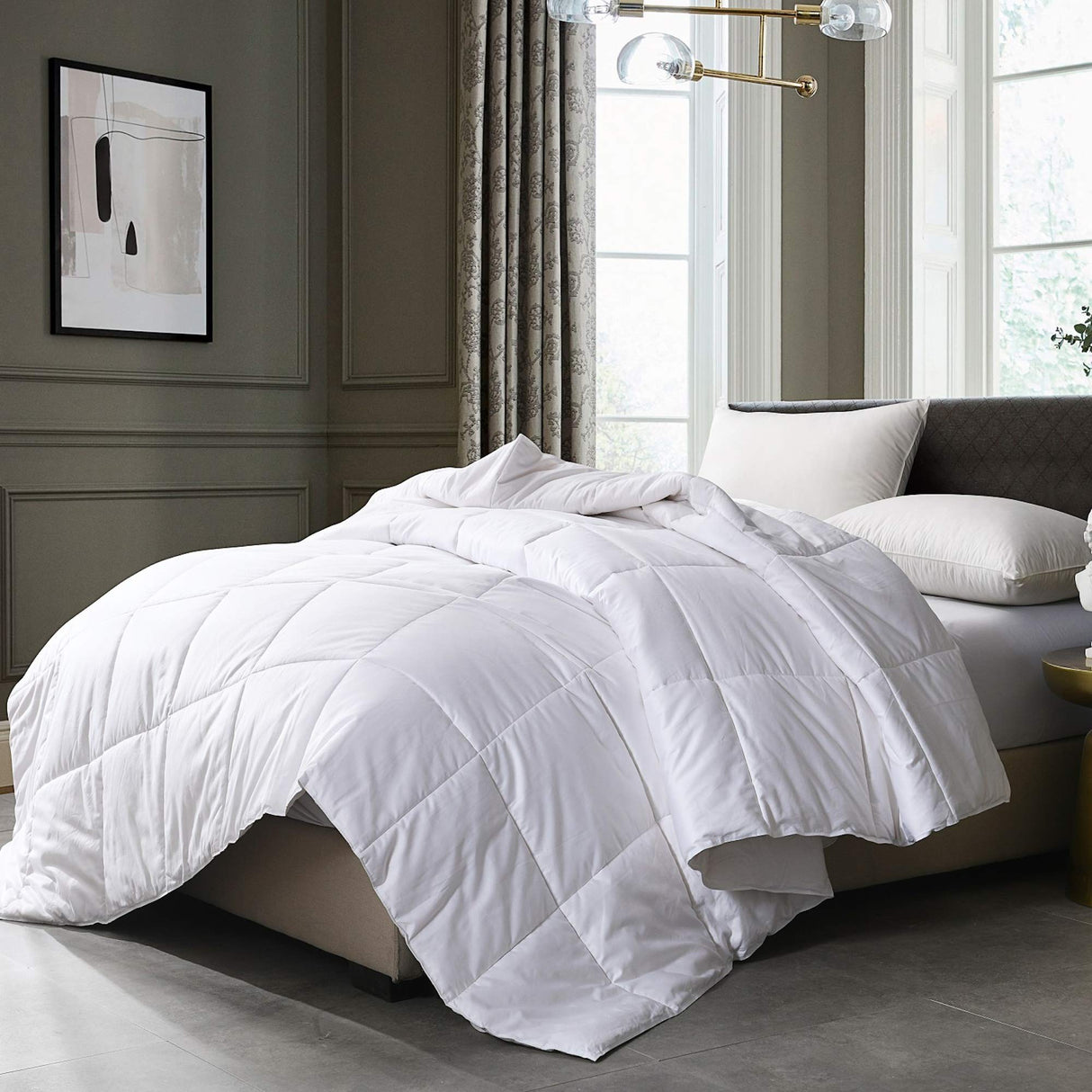 Sustainable 500 Thread Count Cotton Cover All Natural Breathable Hypoallergenic