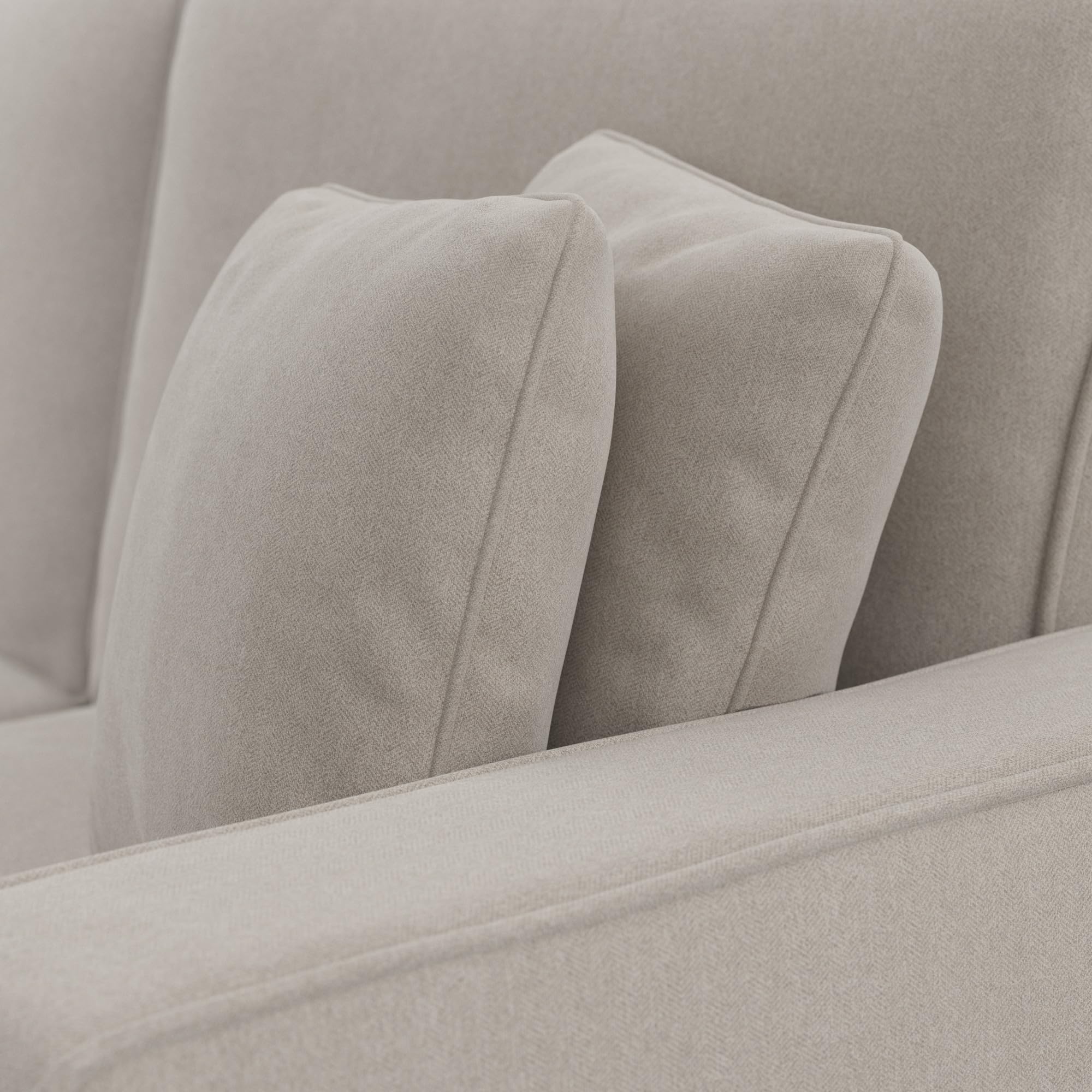 102 Inch Sectional Couch with Reversible Chaise Lounge, Modern Living Room