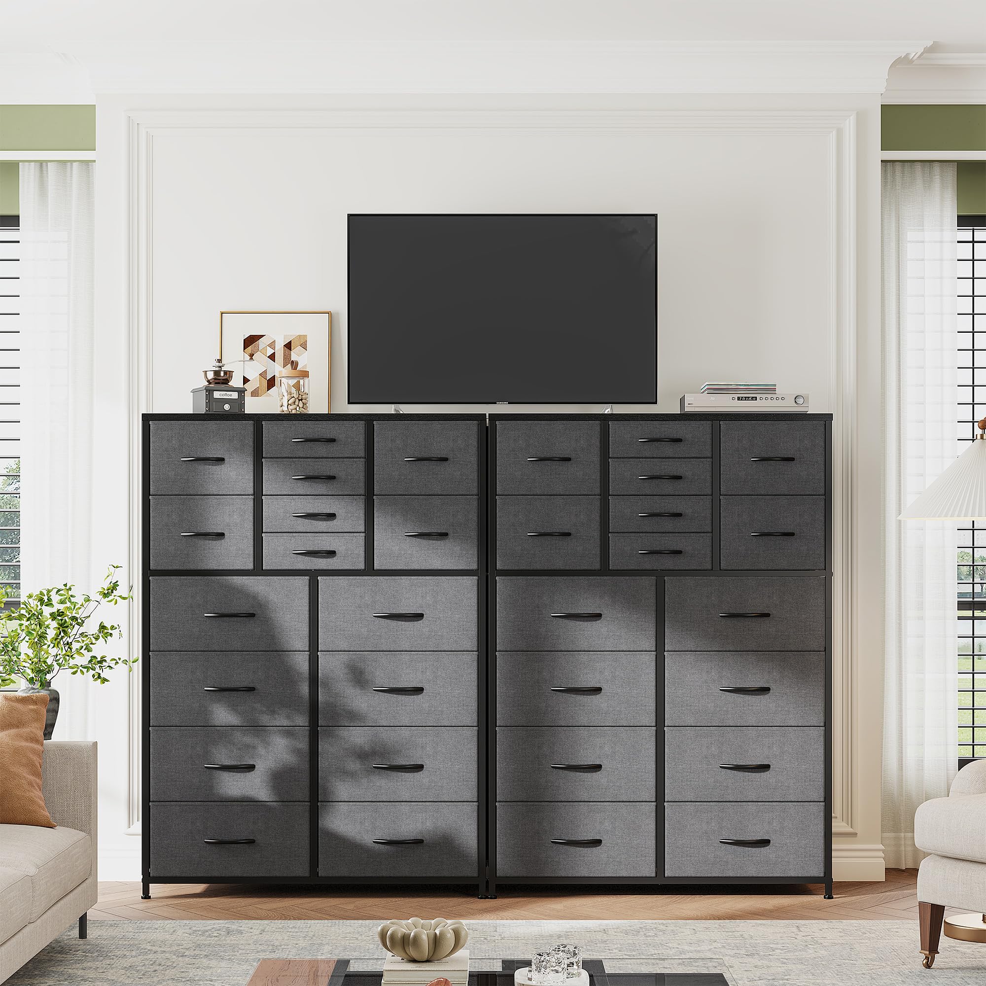 Dresser for Bedroom with 16 Drawers