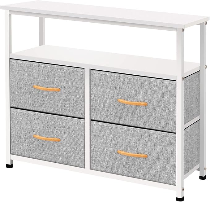 Concept Dresser with Shelves-Storage Chest for Bedroom, Living Room, Hallway, Closet