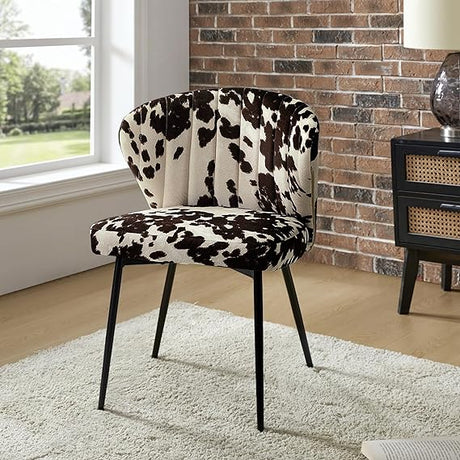 Velvet Dining Chairs, Modern Small Armless Accent Chair