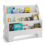 Butterfly Kids Bookshelf - Nursery Bookshelf for Storage Organizer, Free Standing