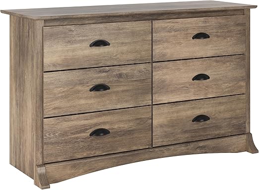 Sonoma 6 Drawer Dresser for Bedroom, Wide Chest of 6 Drawers, Bedroom Furniture,