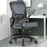 Ergonomic Tall Office Chair with Flip-up Armrests Executive Desk Chair