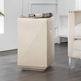 TBL1104C Adrian 20.75" Contemporary Minimalist Square Indoor/Outdoor Accent