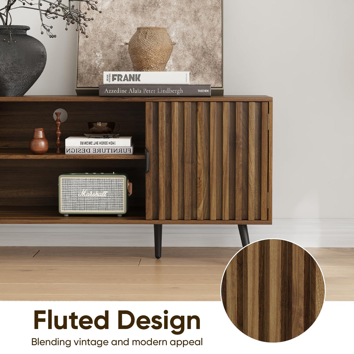 53" Fluted TV Stand for TVs up to 60"