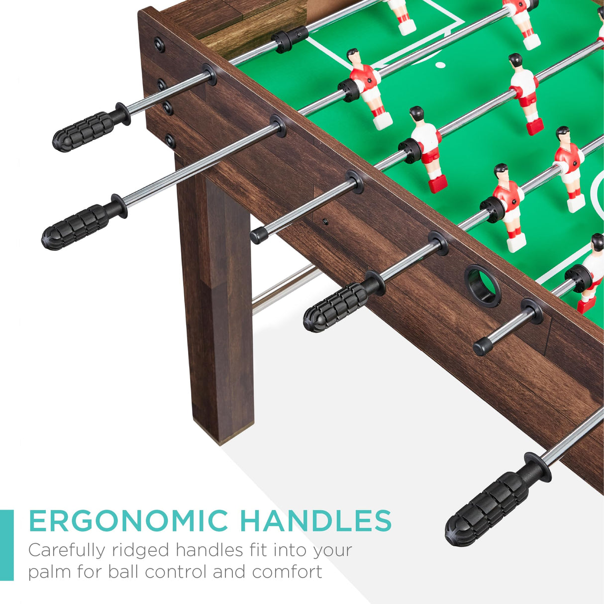 48in Competition Sized Foosball Table, Arcade Table Soccer for Home, Game Room