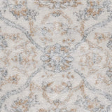 Isabella Oriental Area Rug 9' x 12' - Cream & Beige Non-Shedding