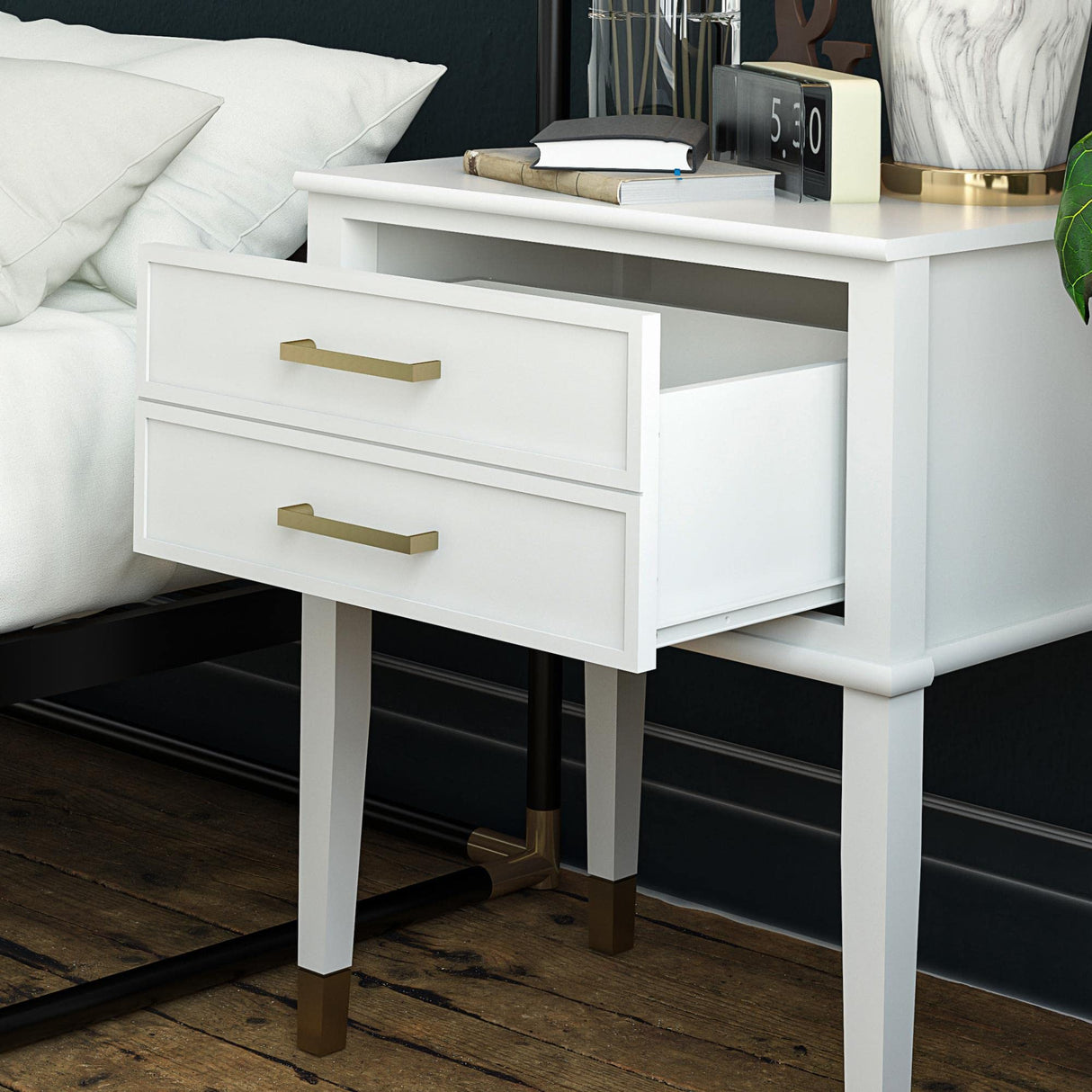 Westerleigh End Table, White