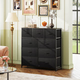 9-Drawer Dresser, Fabric Storage Tower for Bedroom, Hallway, Entryway